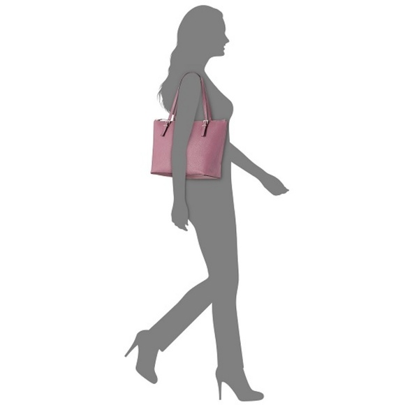 Kate Spade Maya Plum Berry Pink Leather Tote NWT - Picture 7 of 8